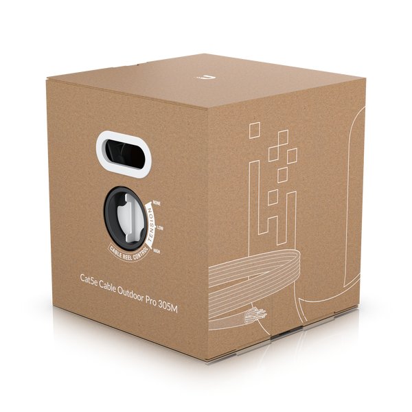 Ubiquiti Networks UACC-CABLE-C5E-OUTDOOR-PRO-305M-W Network Cable White CAT.5E S/UTP (STP)