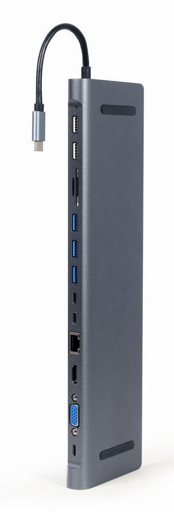 Adapter Combinado USB Type-c 5 1 (hub + HDMI + Pd + Card Reader + Lan)