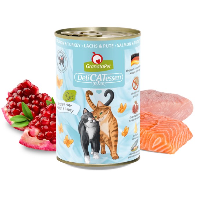 Granatapet Delicatessen Salmon And Turkey - Comida Húmeda Gatos - 400G