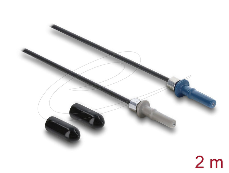 Delock Lwl Pof Plastic Cable Hfbr 4501-4511Z Simplex Connector Male a Simplex Connector Male 2M