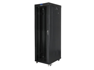 Lanberg Rack Cabinet 19INCH Free-standing 42U/600X1000 Self-assembly Flat Pack Black — image 1