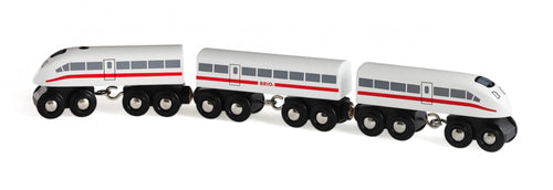 Brio World Tren Expreso Mundo With Sound Vehículo Toy White/Black 3 Pieces 33748 — image 1