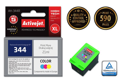 Activejet Ink Ah-344R (reemplazo HP 344 C9363EE - Premium - 21ML - Colour — image 1