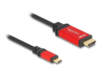 Delock 80097 USB Cable Type-c™ a HDMI (modo DP Alt) 8K 60 HZ With Función Hdr 3M Red — image 1