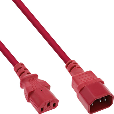 Inline 55PCS. Bulk-pack ® Power Cable Extension, C13 a C14, Network 1M — image 1