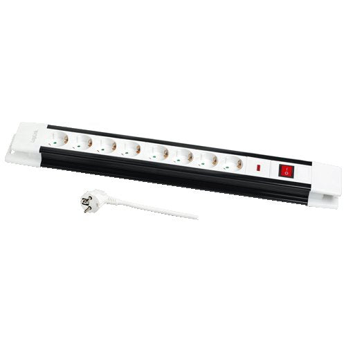 Logilink LPS207 Base Múltiple 3M 8 Salidas AC Black White