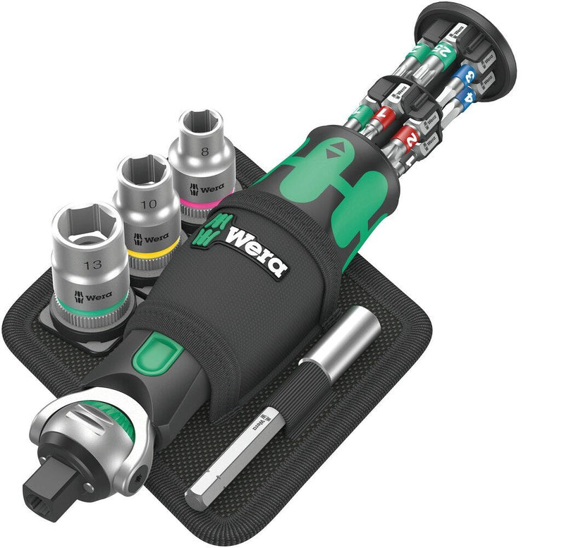 Wera Set Of Puntas 8009 Zyklop Pocket Set 2, 18 Pieces