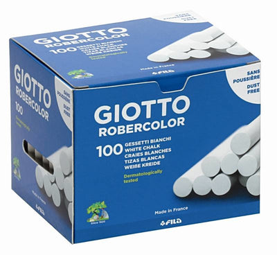 Giotto Tiza Robercolor White Antipolvo Box Of 100 — image 1