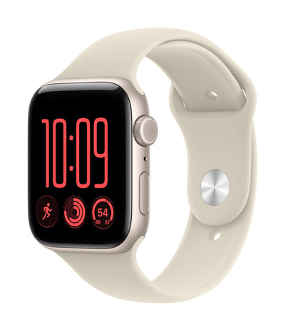 Apple Watch Se 3 GPS + Cellular 44MM Starlight Aluminium Case With Sand Sport Band - S M — image 1