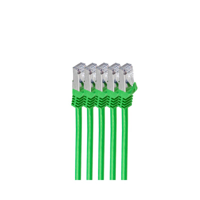 Shiverpeaks RJ45 Network Cable S FTP, CAT.7 VE5, 0,25M Green — image 1