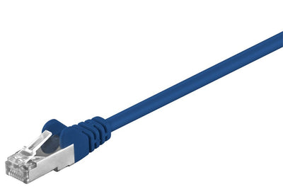 Goobay 68053 Network Cable Blue 0,5M CAT.5E Sf/UTP (s-FTP) — image 1