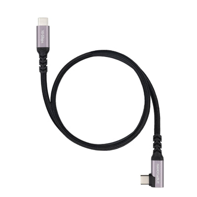 USB Cable -c Acodado M/M 3.2 GEN2 100W 4K/60HZ 1M — image 1