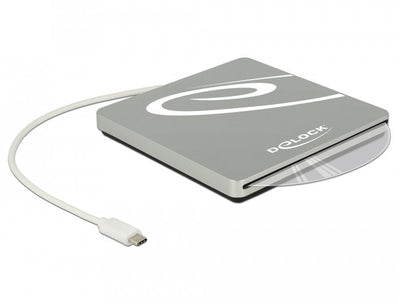 Delock External Enclosure Units SATA 5,25 9,5 / 12,7MM USB C Silver — image 1