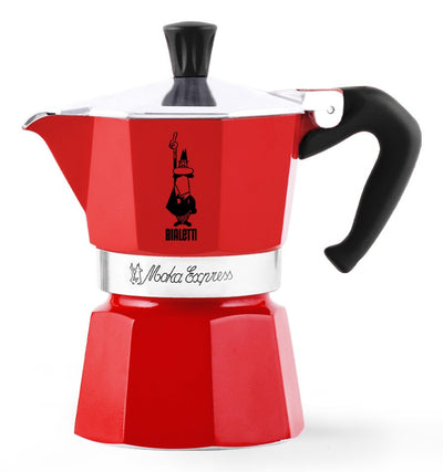 Bialetti Coffee Machine Italiana Moka Express Red — image 1