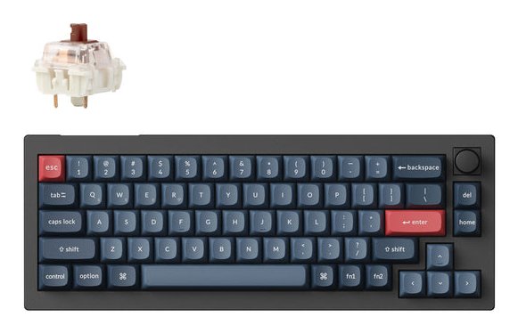 Keychron Keyboard Wrl V2 Max. RGB/Carbon Black V2M-D3
