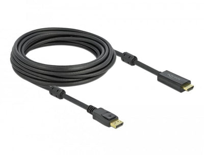 Delock Cable DisplayPort 1.2 - HDMI 4K 30 HZ 7M Black — image 1
