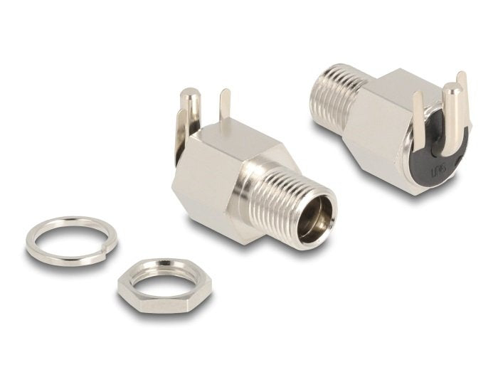 Delock Connector DC 5,5 X 2,5MM Female Angular 20V / 10A