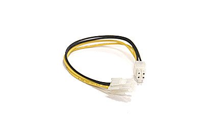 Supermicro 12V Power Connector Extension Cable 4-PIN To 4-PIN, 20CM, Pb-free Black 0,2M