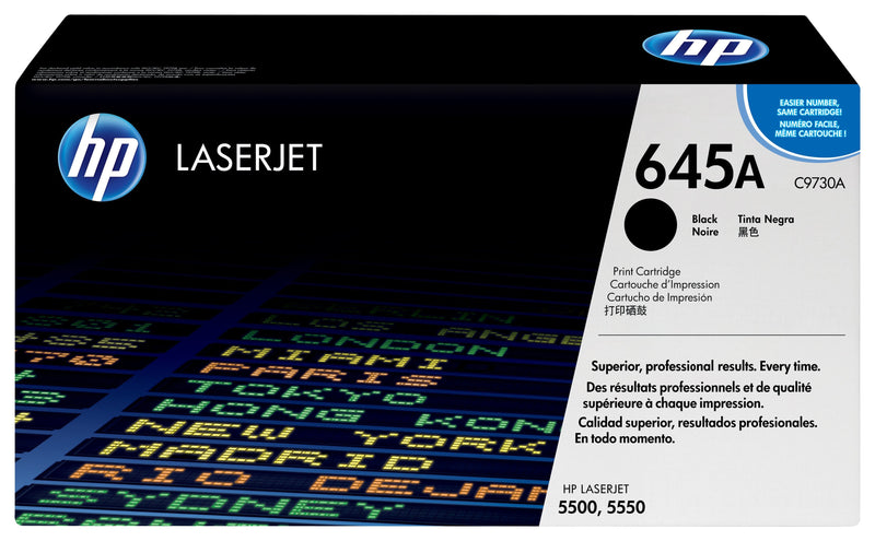 HP Genuine Toner 645A Black C9730A