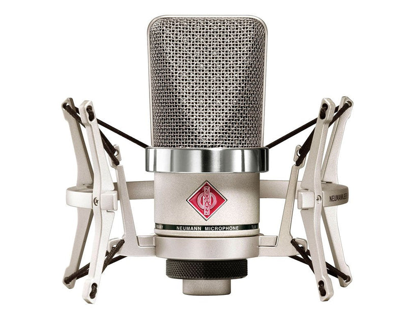 Neumann Tlm 102 Ni Studio Set Micrófono Condensador Diafragma Large Con Soporte Antivibración, Níquel