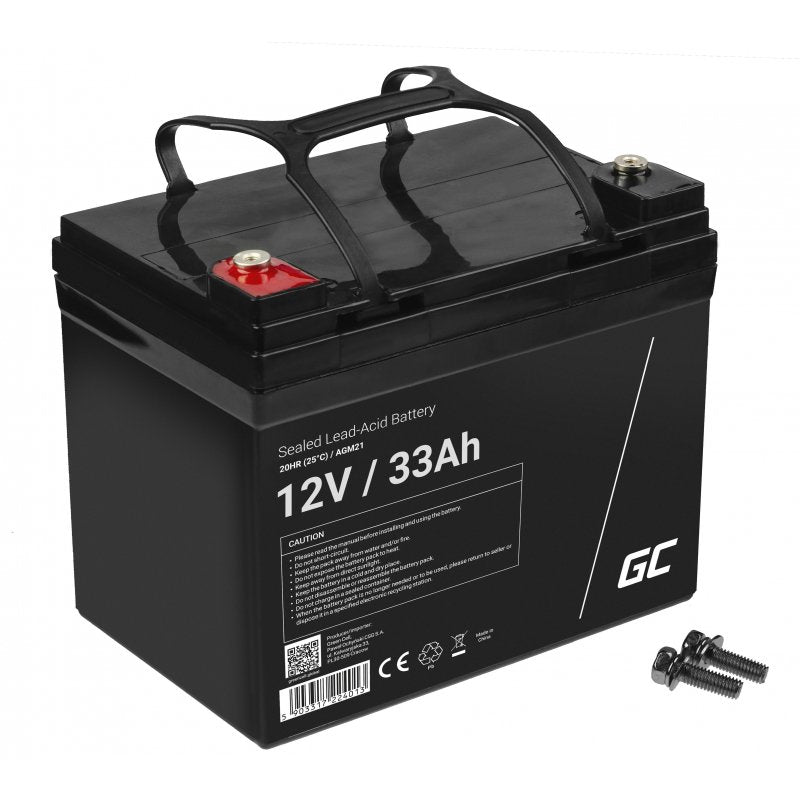 Green Cell Battery Agm 12V 33AH