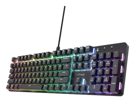 Trust Gxt 871 Zora Keyboard Set USB QWERTY English Ee. Uu. Black — image 1