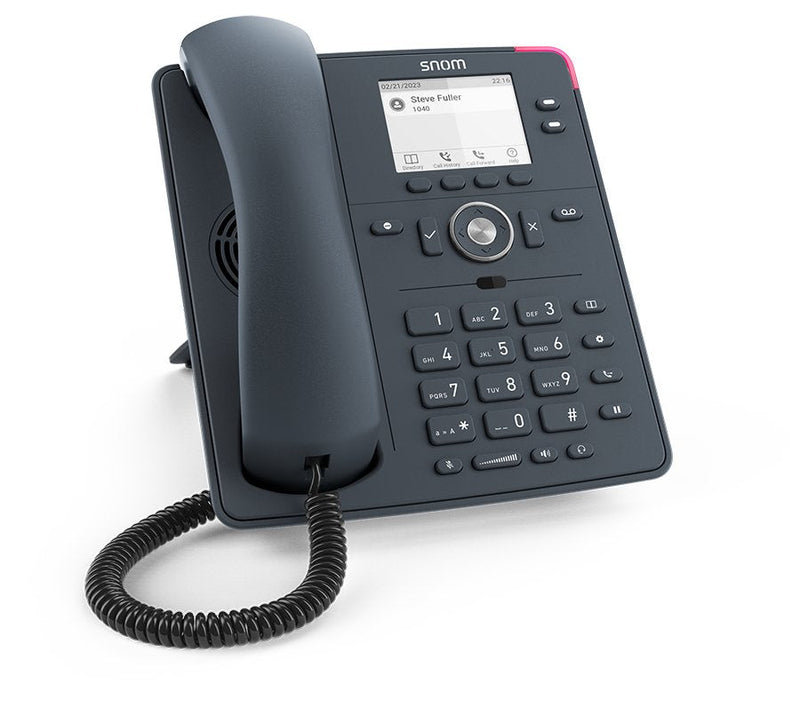 Snom - Phone IP D150, 2 Identidades Sip, 2 Ports Gigabit PoE Low Consumo And Screen Grã¡fica Byn 2.8 (f.a.