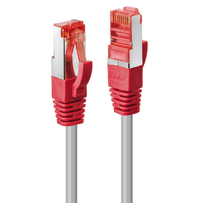 Lindy Network Cable CAT.6 Crossover S/FTP Grey/Red 10M — image 1