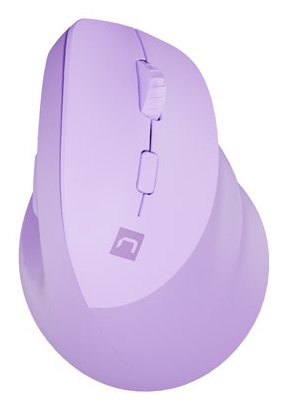 Natec Mouse Crake 2 Wireless Vertical Bt 5.2 + 2.4GHZ 2400 DPI Colour Lavanda