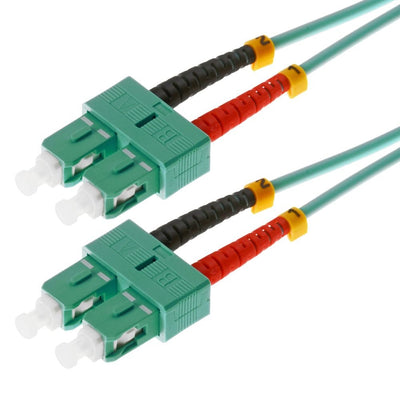 Helos Lwl Network Cable Sc/Sc Duplex 50/125?M OM3 Aqua 3,0M — image 1