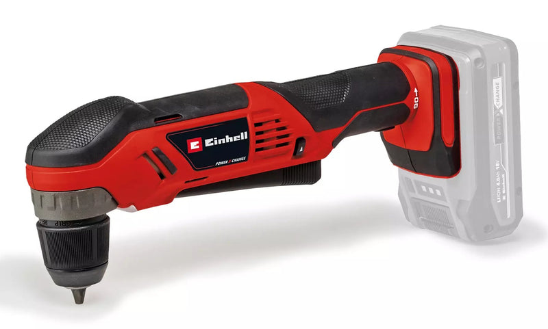 Einhell Drill Angular Wireless Power X-change Te-ad 18 Li - Body Only 18 Voltios Red/Black Without Battery Ni