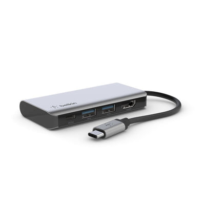 Belkin Adapter Multimedia AVC006BTSGY USB-C a USB-C Pd 2x USB 3.0 HDMI 4K 100W — image 1