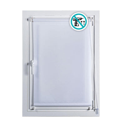 Estor Enrollable Clip&fix 75X180CM White Nieve Stor Planet — image 1