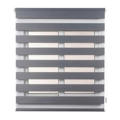 Estor Enrollable Clip&fix Noche&dia Silver 120X180CM — image 1