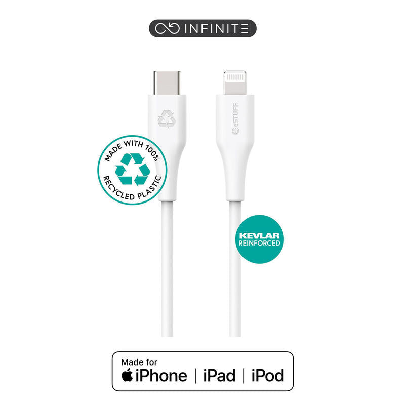 Estuff ES602370 Cable Connector Lightning 3M White
