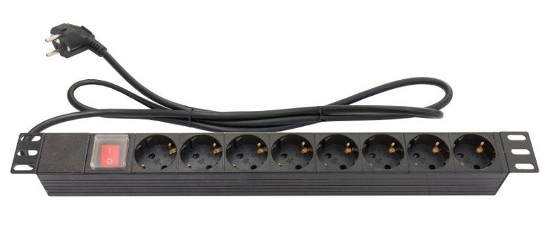 Alcasa GC-N0076 Base Múltiple 1,8M 8 Salidas AC Indoor Black