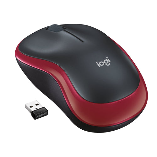 Logitech Mouse M185 Wireless Red 910-002237 — image 1