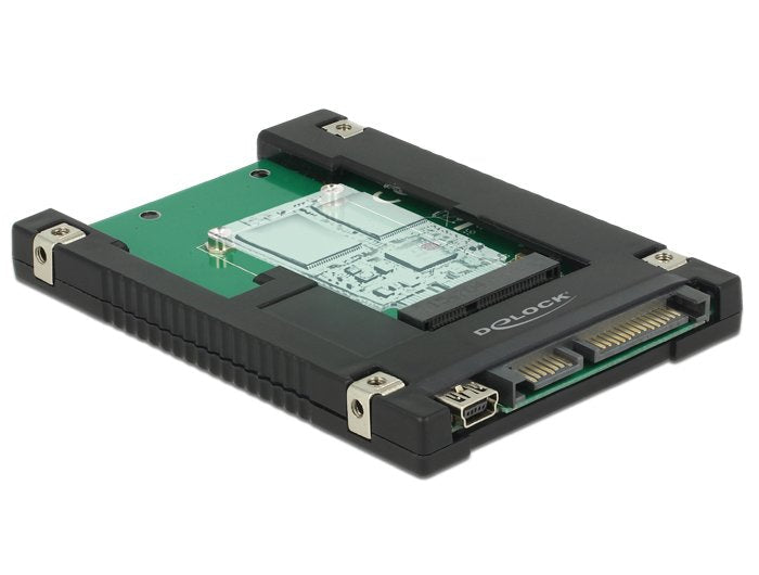 Delock 62853 Convertidor 2.5? SATA 22 Contactos / USB 2.0 Type Mini-b 1 X Slot Msata / Mini PCIE