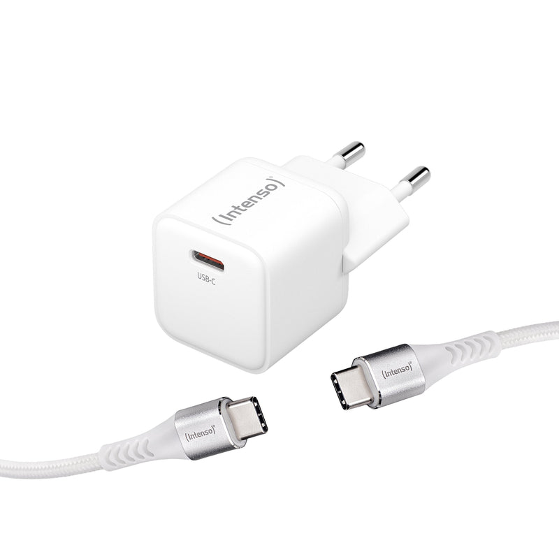 Intenso Charger Kit GaN W30C + USB Cable -c