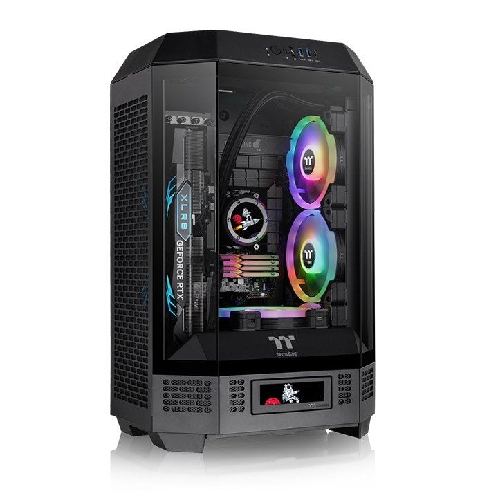 Thermaltake PC Case The Tower 300 Glass Tempered CA-1Y4-00S1WN-00 Black