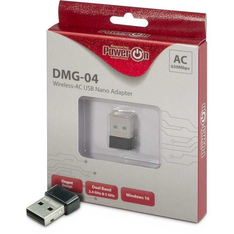 Nano Adapter USB Inter-tech Wi-Fi 5 DMG-04 Stick 650Mbps