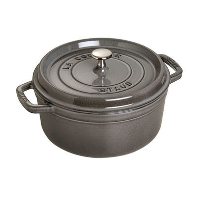 Staub Pot Round Cocotte, 24CM Cast Iron, Graphite Grey — image 1