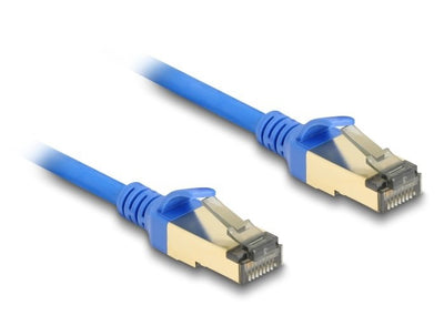 Delock 80332 RJ45 Network Cable CAT.8.1 F/FTP Slim 0,5M Aal — image 1
