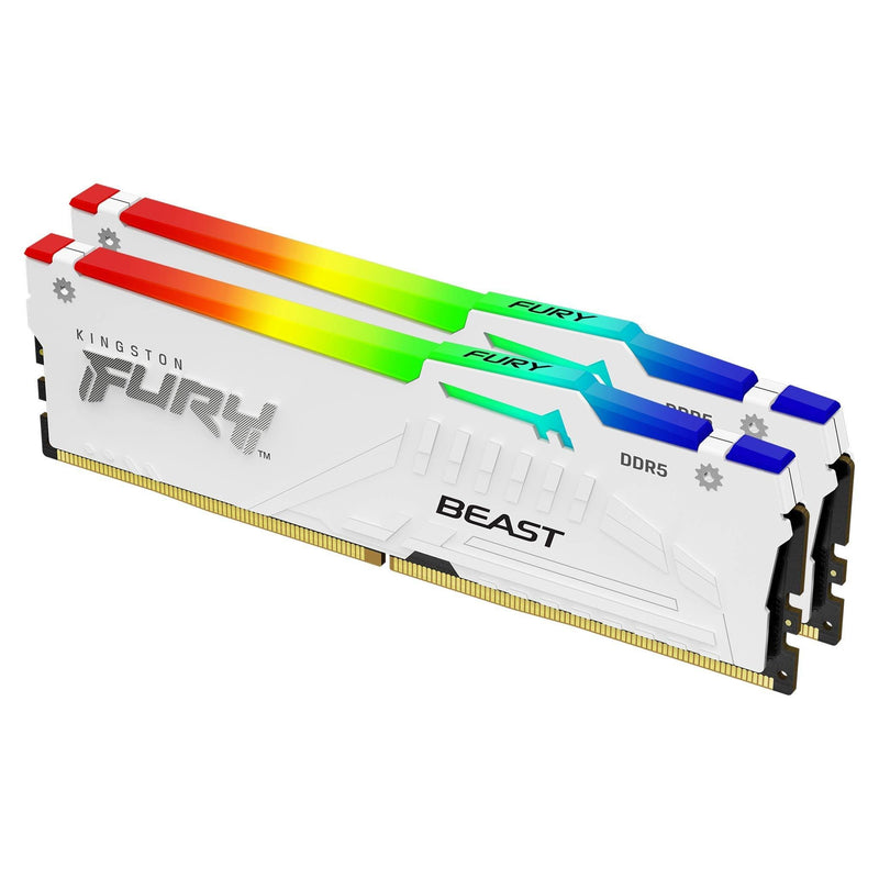 Kingston Memory DDR5 Technology Fury Beast RGB 64GB 2 X 32GB DDR5 Ecc