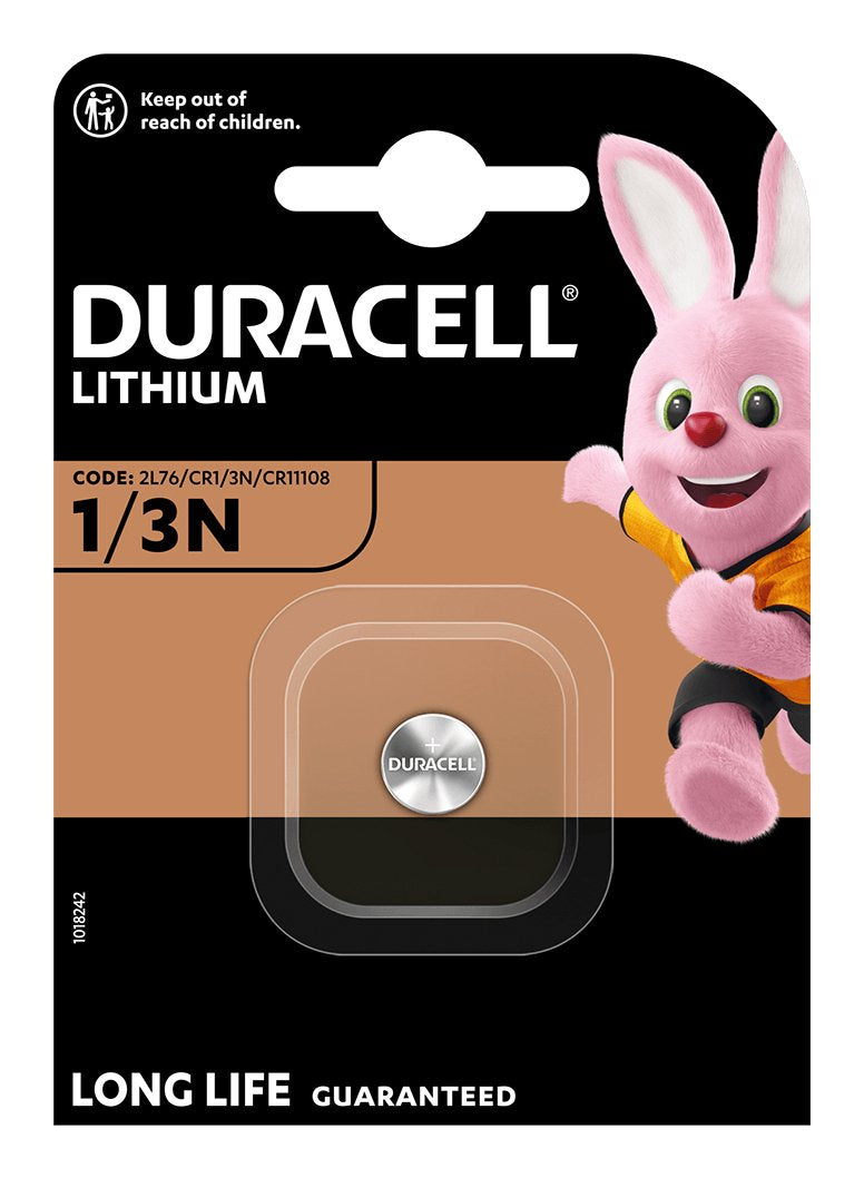 Duracell Battery Button Litio CR1/3N, 2L76, 3V
