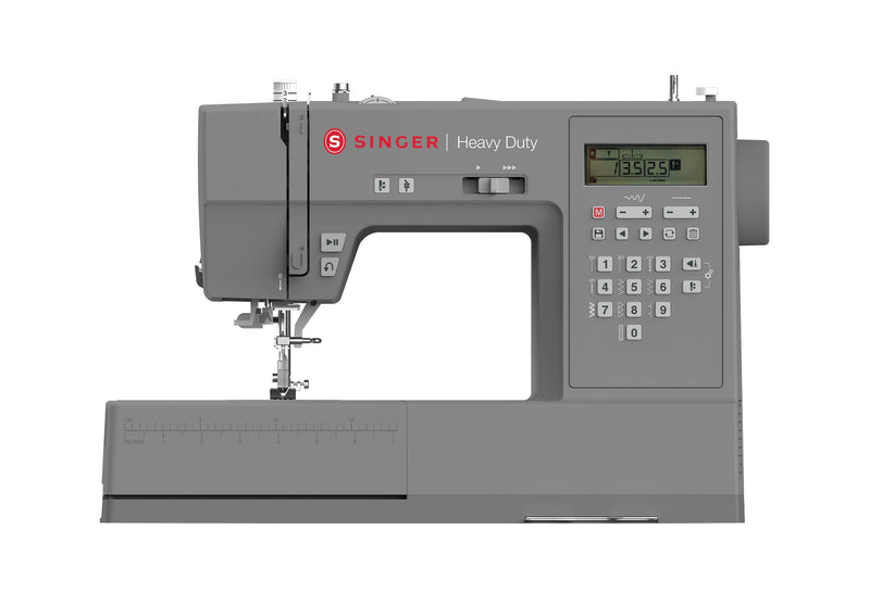 Singer Máquina Coser HD6705C High Resistencia, Grey