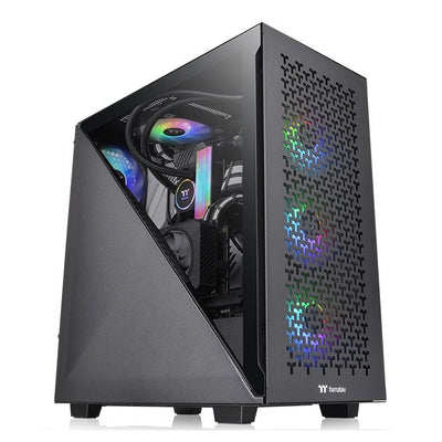 Thermaltake PC Case Divider 300 Tg Air Black Crist. Temp Vent 1X120MM — image 1