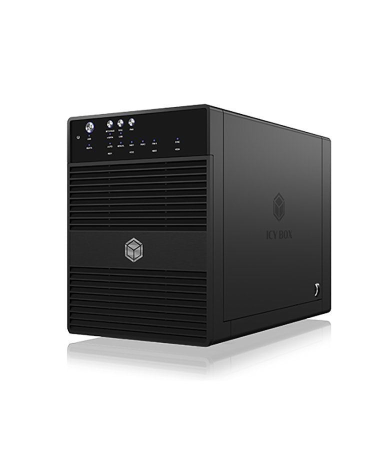 Icy Box External Enclosure 4X Drives 3,5 USB 3.0, Esata, IB-3640SU3 - Black