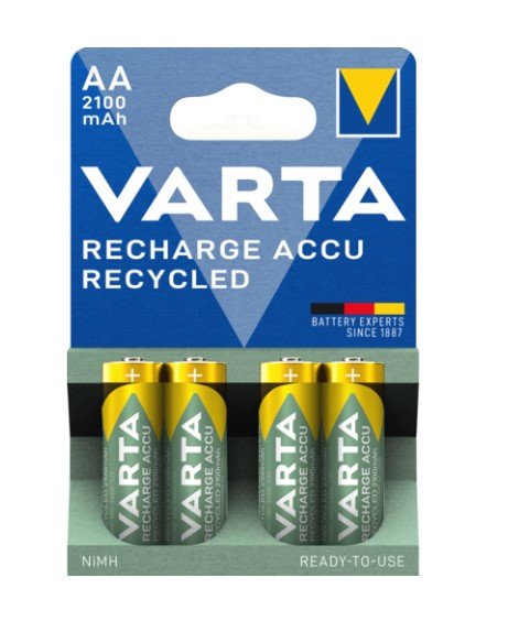 Varta Battery Rechargeable Accu Aa LR06 2100MAH Pack 4UNI