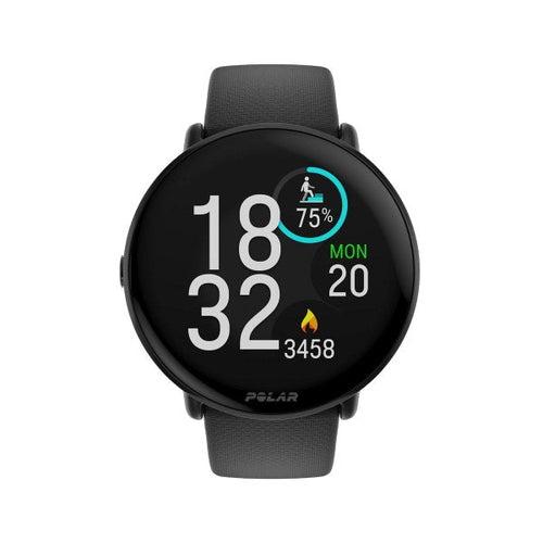 Polar Smartwatch Ignite 3 Titanium Silicone Band Black — image 1